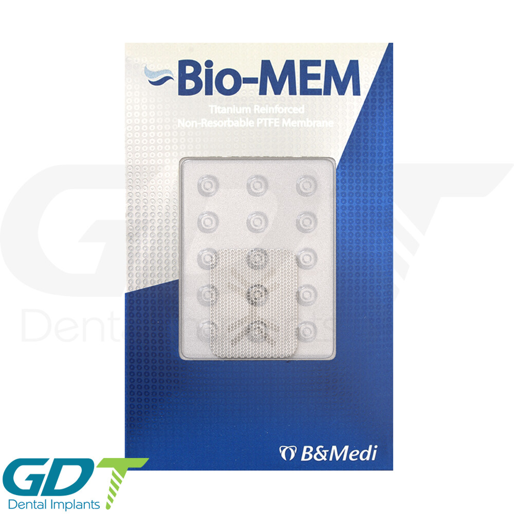 Titanium Reinforced PTFE Membrane Barrier 20mmX25mm Sterile Dental GBR Synthetic