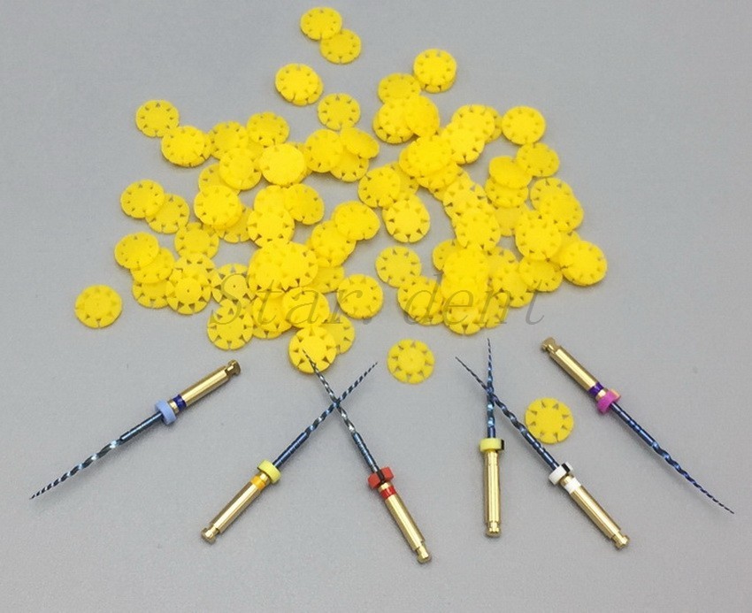 500pcs Dental Endo Files Stoppers Disinfection Counters Marking Circle Rings