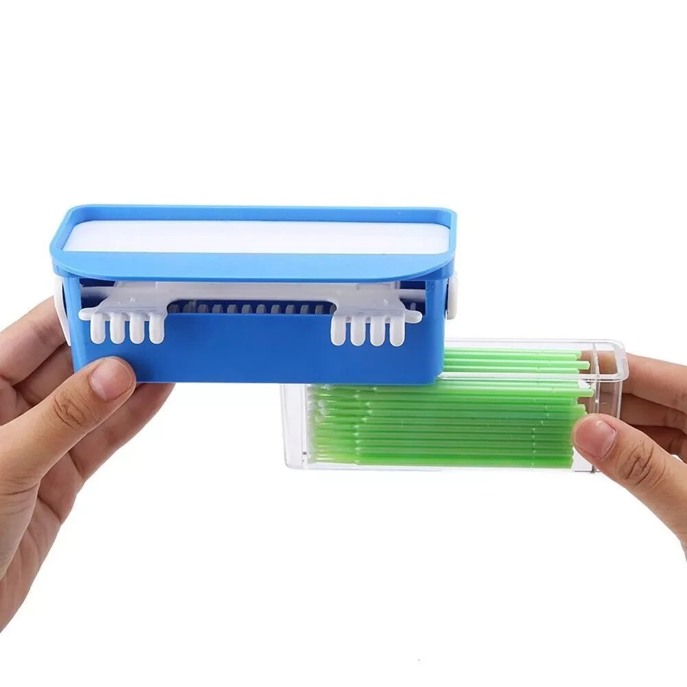 3 Pcs Dental Disposable Micro Applicator And Cotton Tip Micro Brush Dispenser