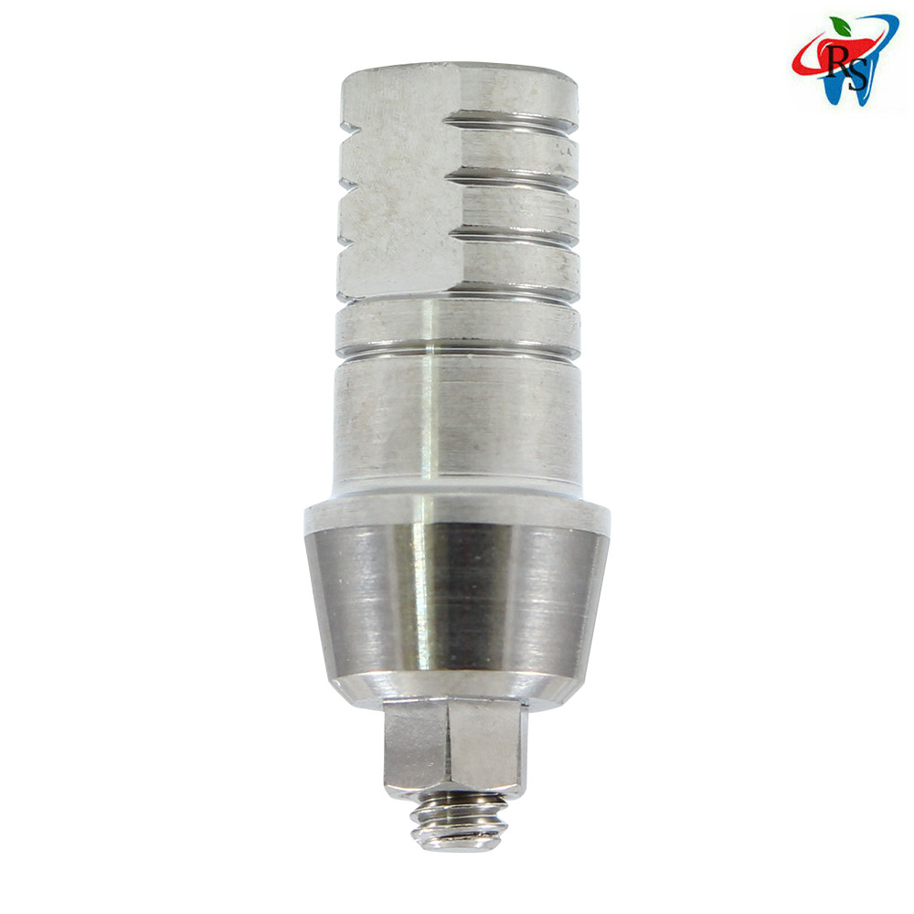 1x Dental Imp lant Straight Shoulder Abutment Wide Platform Internal Hex 2.42mm