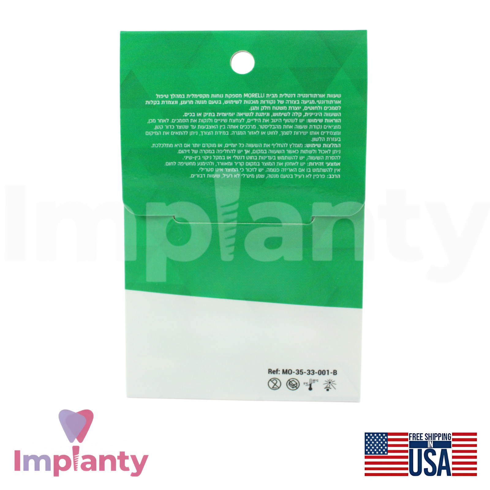 Braces Dot Wax For Teeth 20pcs Pre-Shaped Ready To Use Clear Color Mint Flavor