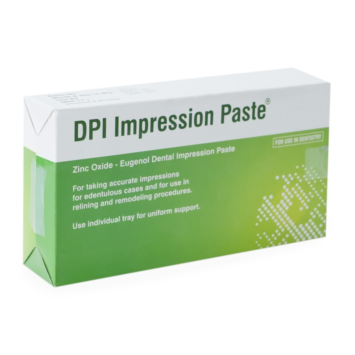 DPI Zinc Oxide Eugenol Dental Impression Paste