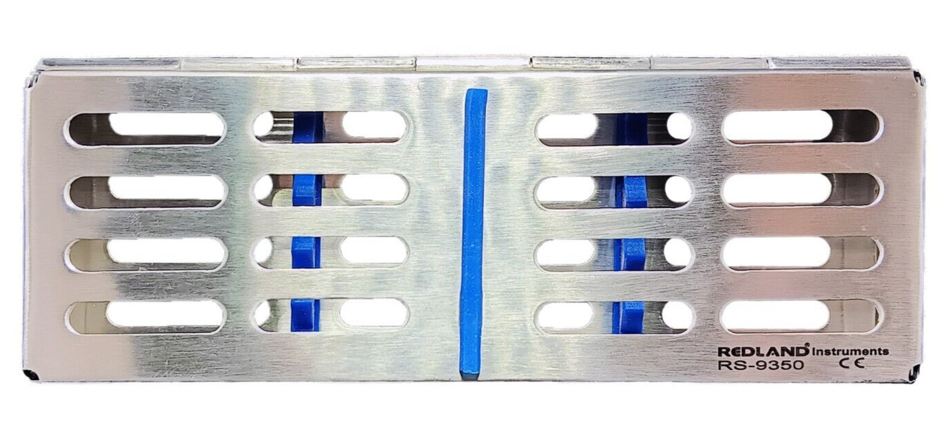 5x Dental Stainless Steel Sterilization 5 Instruments Empty Cassette