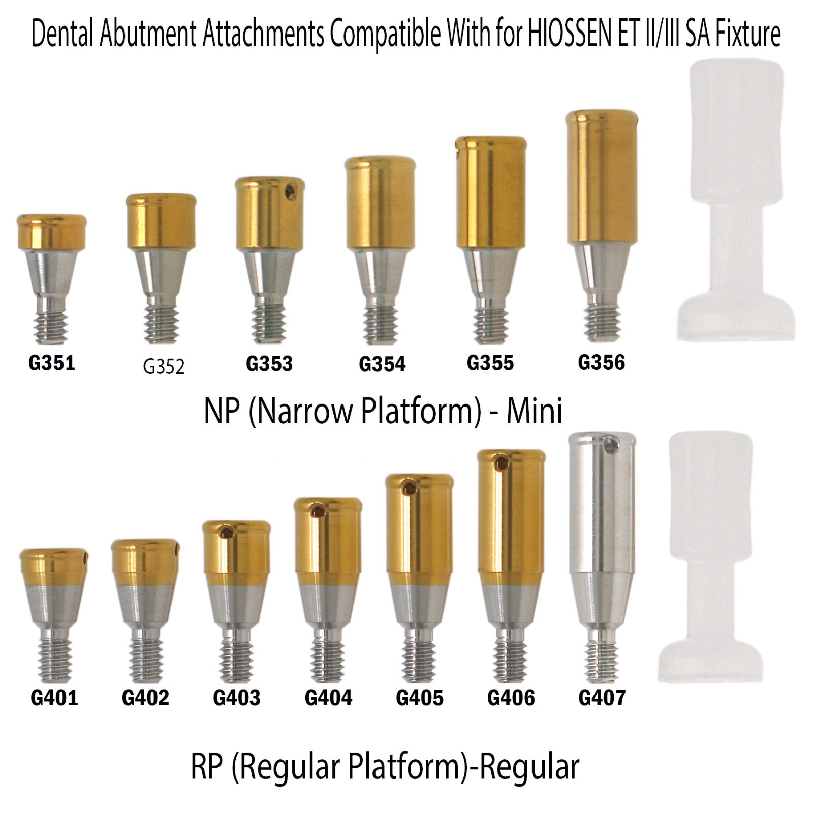 Locator Abutments for Hiossen Oss/Zimmer/Nobel/NEODENT GRAND MORSE/ITI Straumann