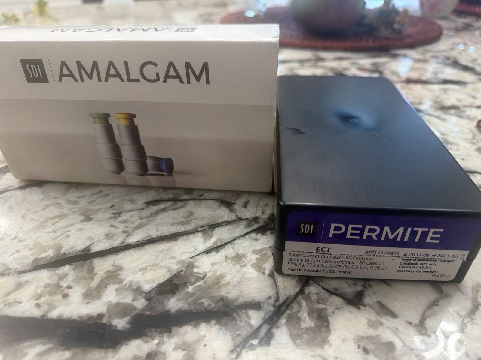 SDI Permite 2 Spill Extended Carving TimeAlloyAmalgam Capules 600mg 50/Pk