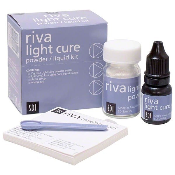 SDI 8700501 Riva Light Cure A1 Powder and Liquid Kit. Exp: 11/26