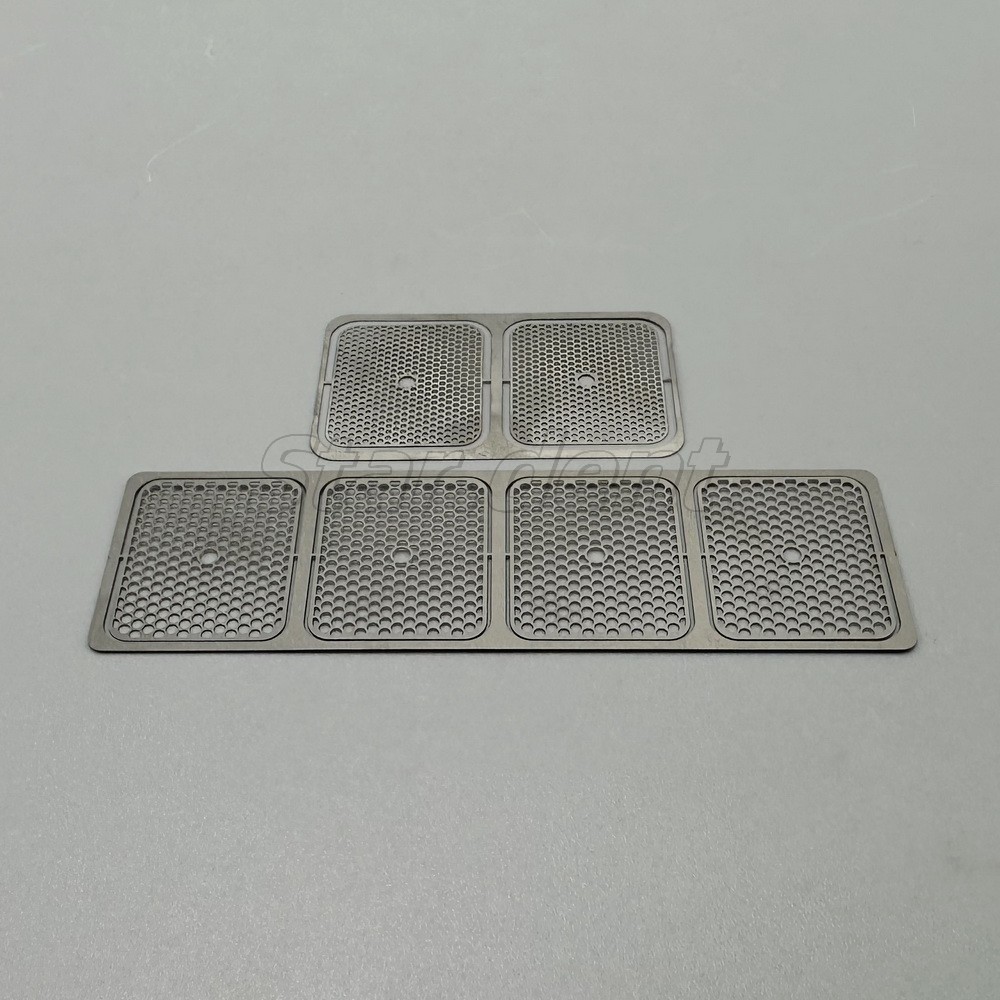 Dental Fixture Titanium Barrier Membrane Mesh Plates GBR Flexible Safety 2in1