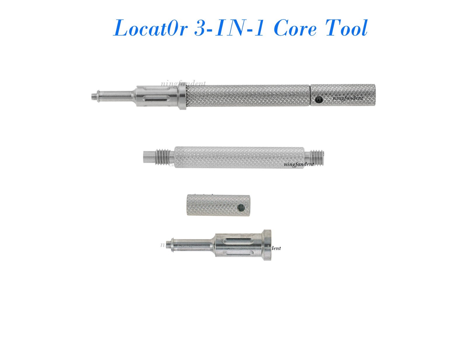 Dental 3-In-1 Implant Locat0r Core Tools,Remove Insertion Screwing Denture Caps