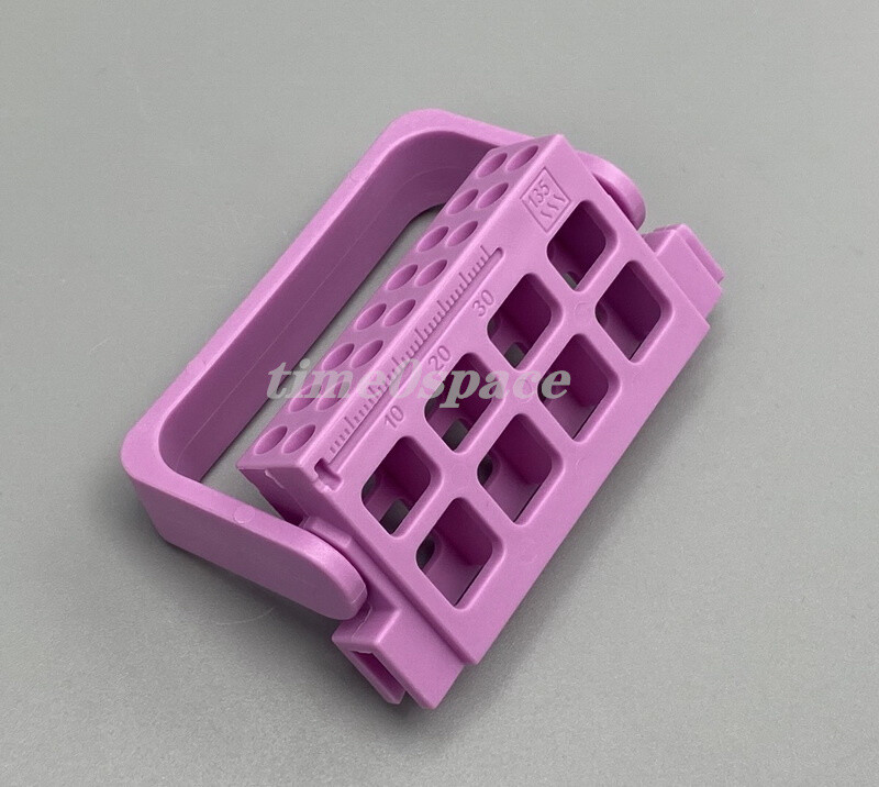 Dental Endo Files Block Holder Stand Autoclave Disinfection Box 8/16 Holes