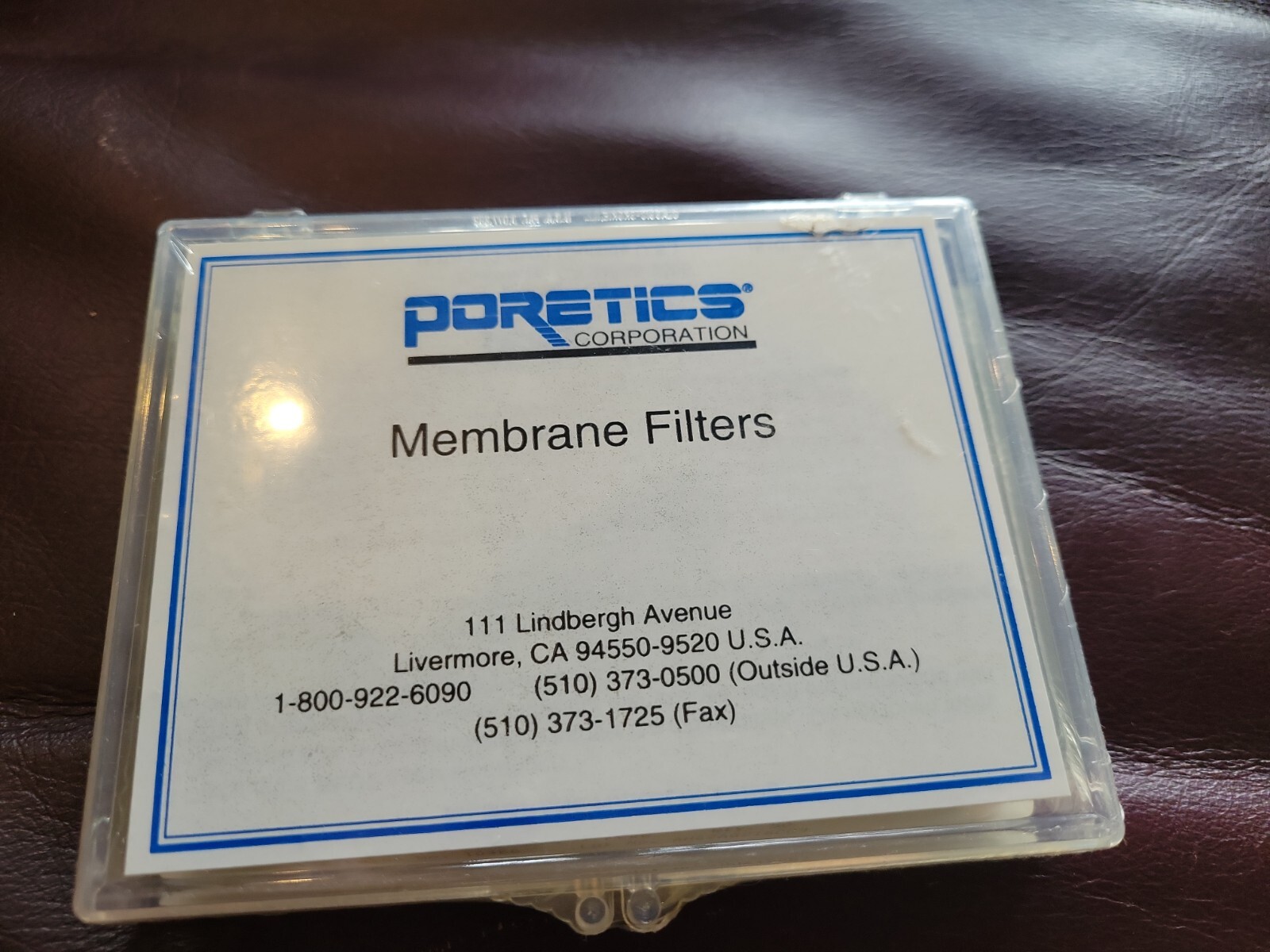Pack of (50) Poretics polycarbonate Membrane Filters 3.0 um 25 x 80 mm pvp free