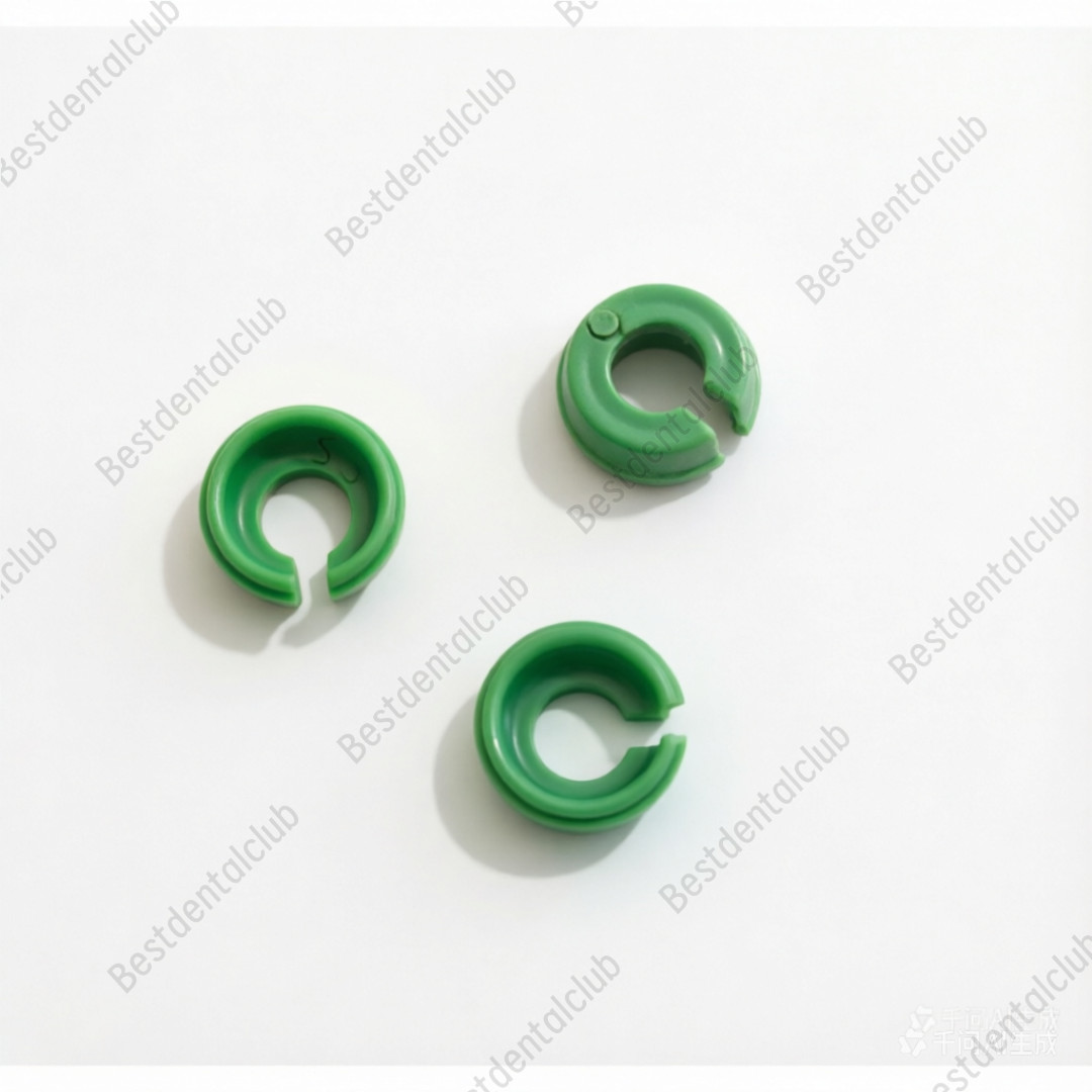 2Pcs Novaloc Type Retention Inserts Caps Dental Peek Matrix Titanium Housing Cap