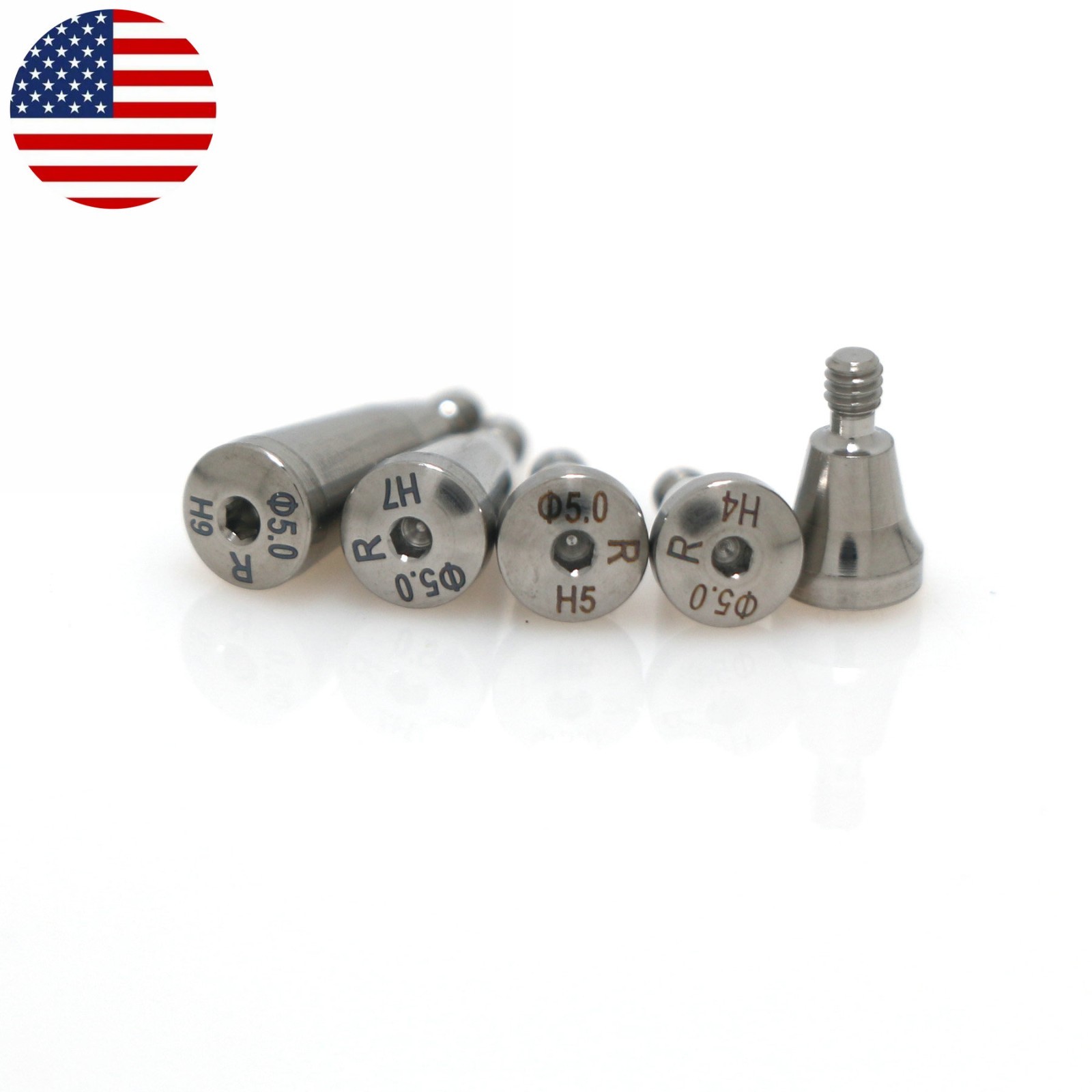 US Regular Dental Healing Abutment Fits Osstem Hiossen ET III SA/Osstem/DIO UF R