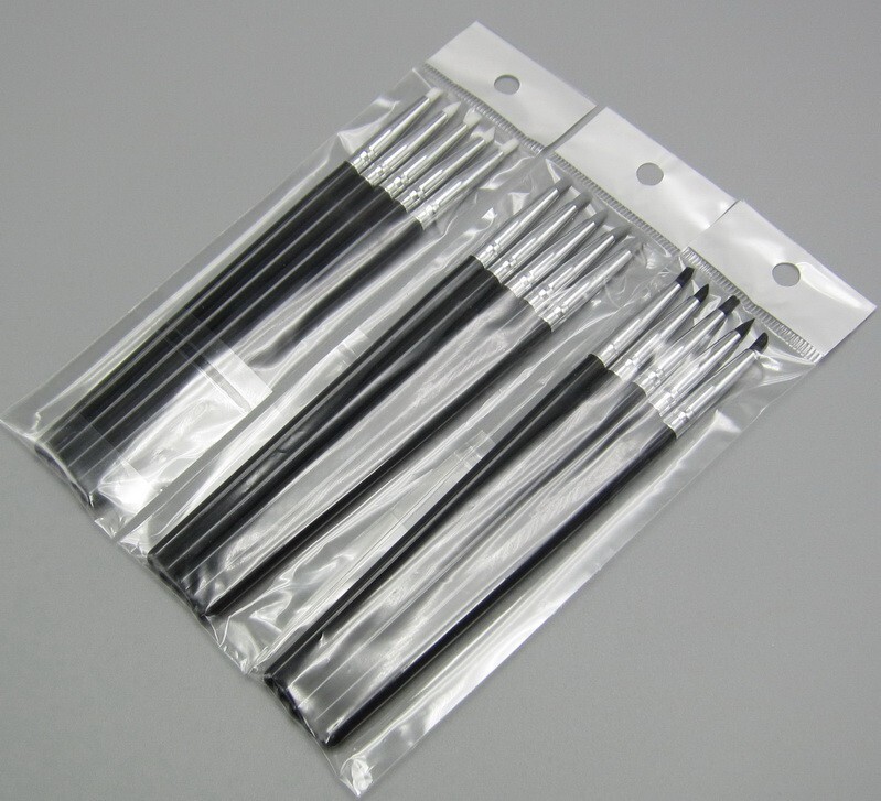 50Pcs Dental Composite Silicone Brush Pen Resin Veneer Cement Porcelain Pen USA