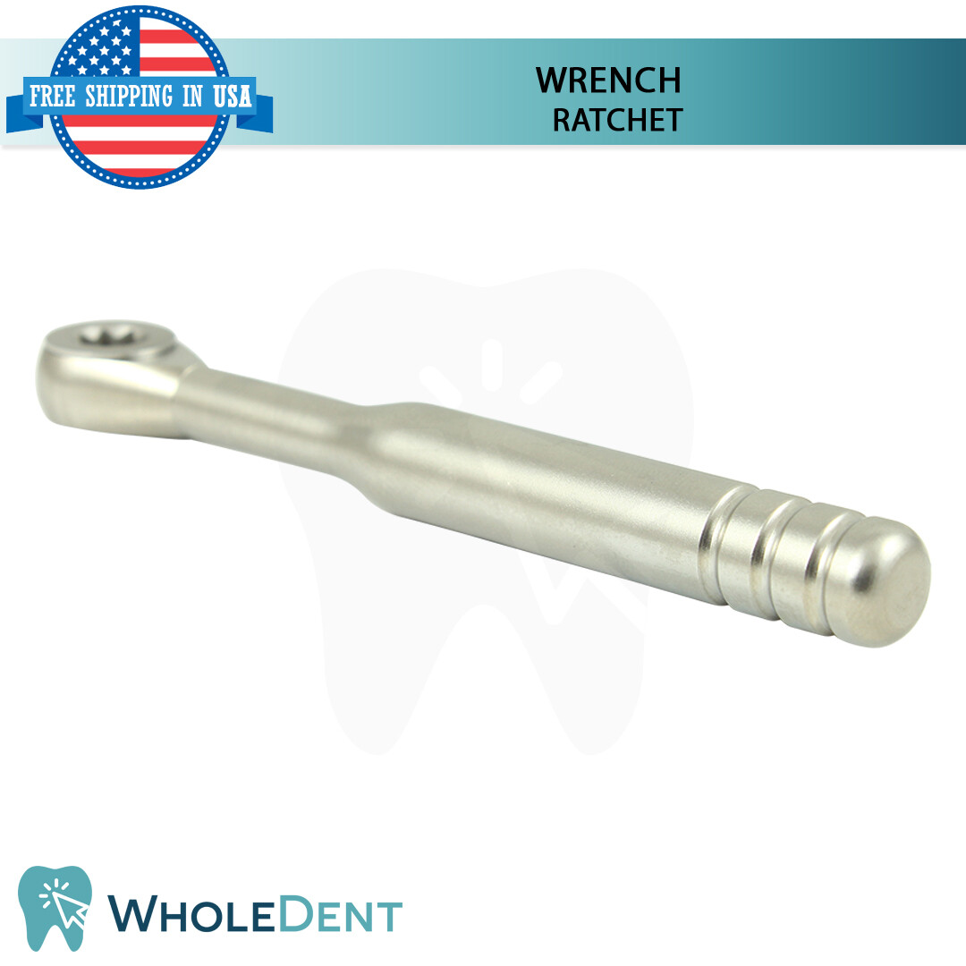 Sur gical Wrench Ratchet For Square Connection Dental Im plant Tool Instrument