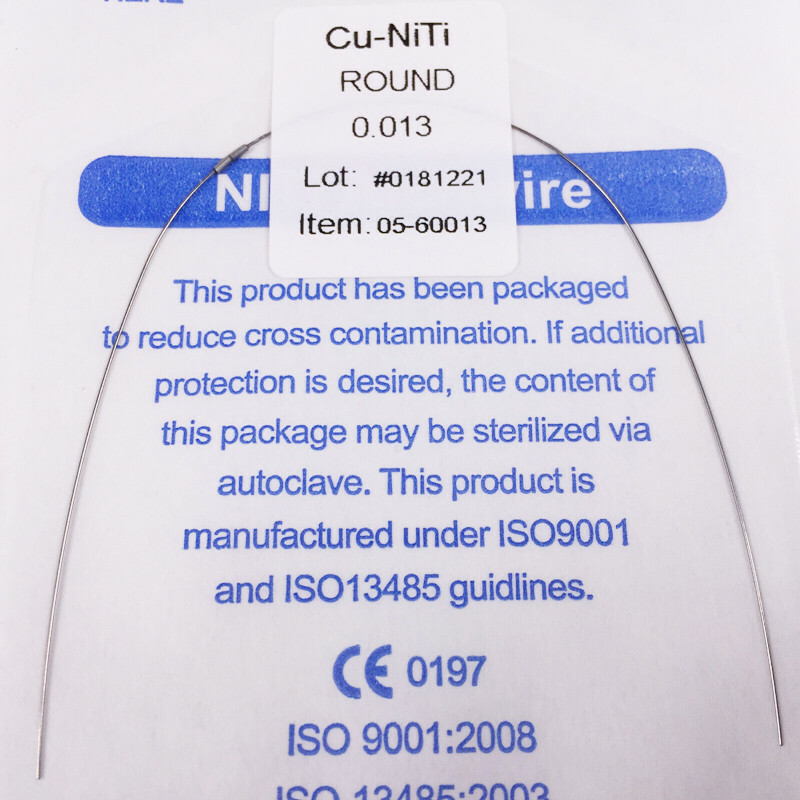 Dental Orthodontic Copper Cu-Niti Wires Arch Wire Rectangular Round Damon Type