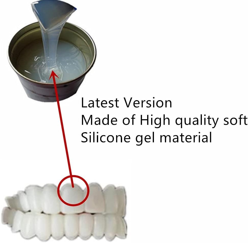 New Silicone Gel Smile Upper and Lower Cosmetic Teeth Tooth Cover Perfect Smile