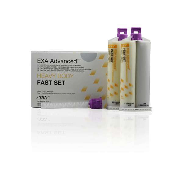 EXA Advanced VPS Fast Set, Heavy Body Kit – 8 x 48mL Cartridges & 24 Mixing Tips