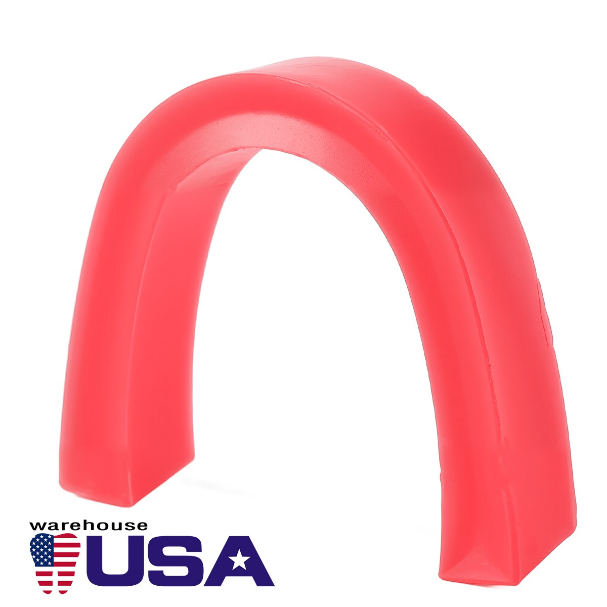 2 Pcs Dental Lab Bite Registration Wax Pink Curved U Shape Base Wax