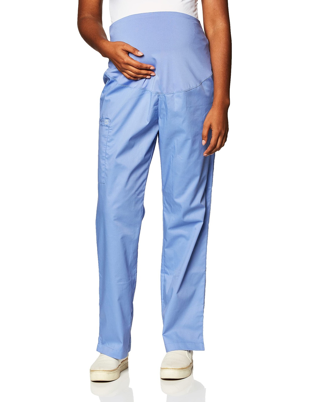 WonderWink Women’s Wonderwork Scrubs for Maternity Cargo Scrub Pants Large