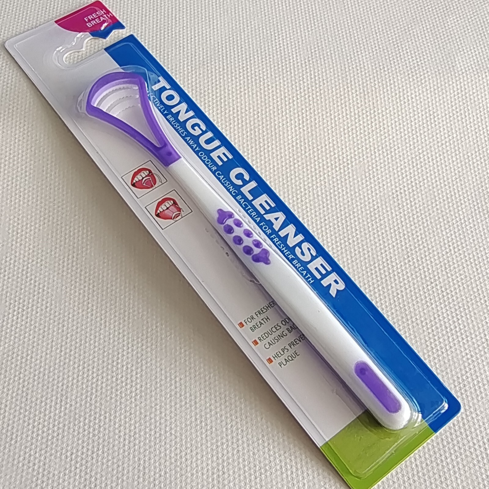 100x Tongue Cleaner Scraper Dental Oral Mouth Lingual Hygiene Plastic Instrument