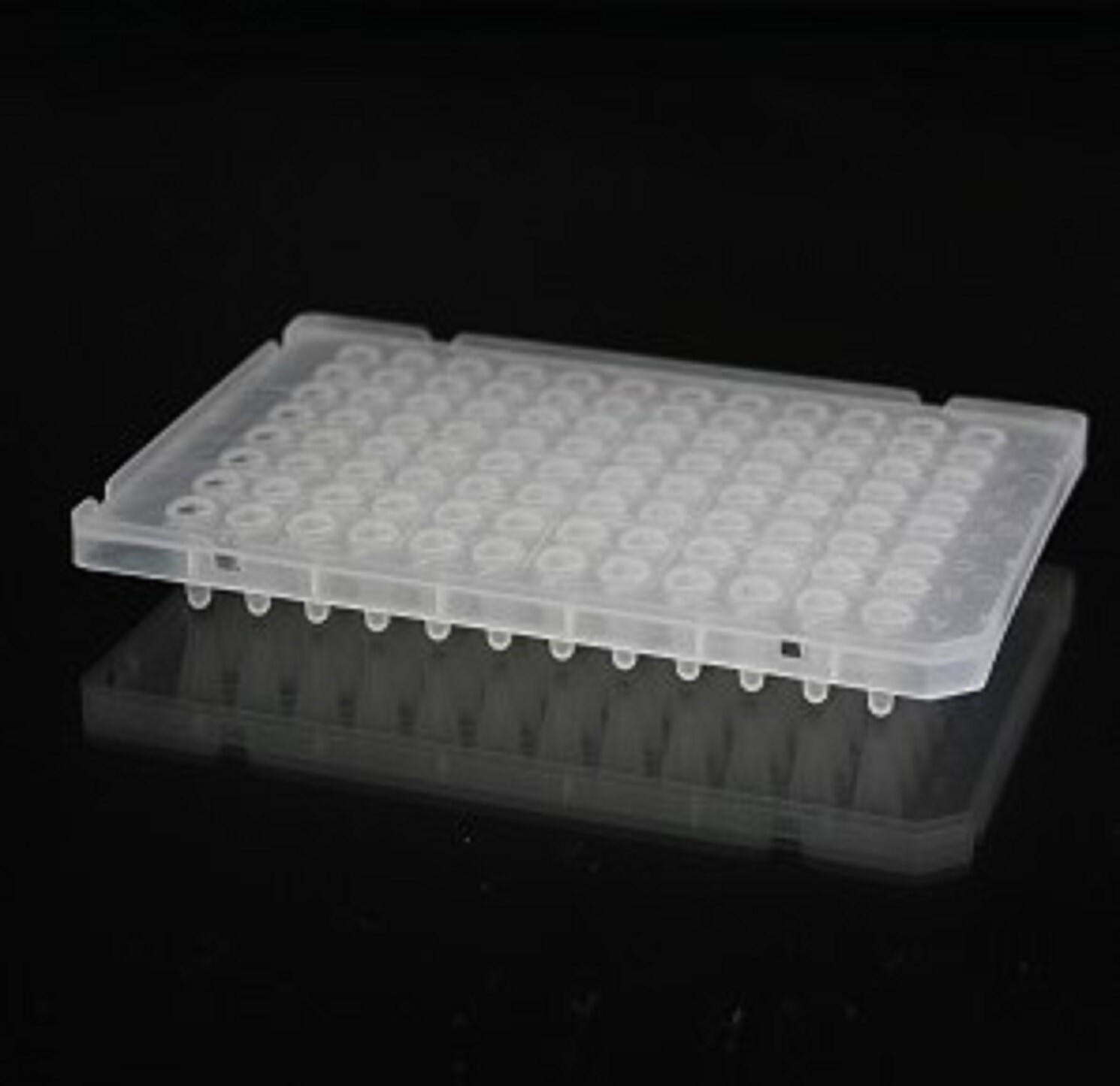 0.1ml 96-well Semi-skirt PCR Plates for ABI Machines, 50/case