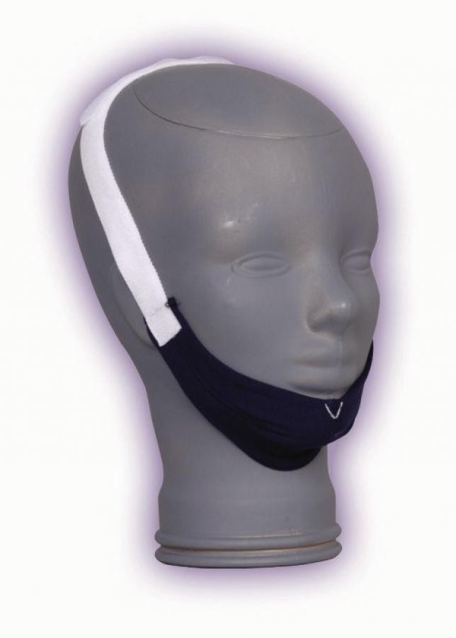 Home Health Medical Equipment ResMed Chin Strap White/Blue CPAP Chin Strap 1 Ct