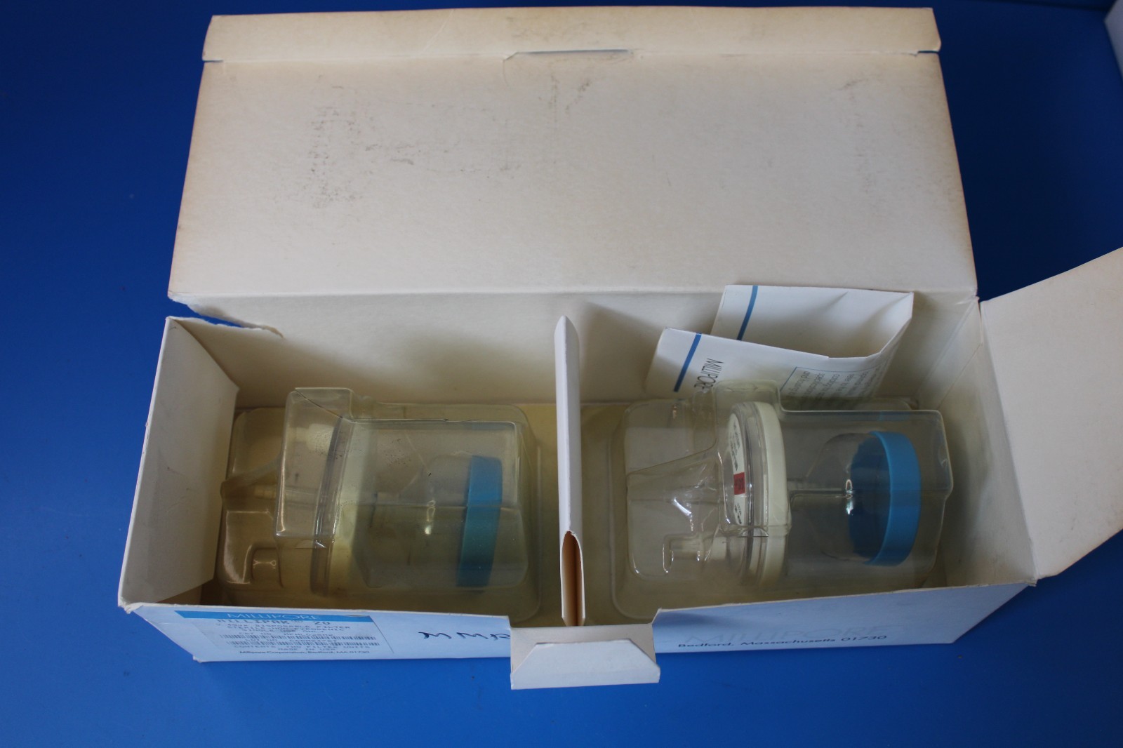 2 pcs Millipore Millipak 20 Filter MPGL06SH2, 0.45um Micron NEW in BOX