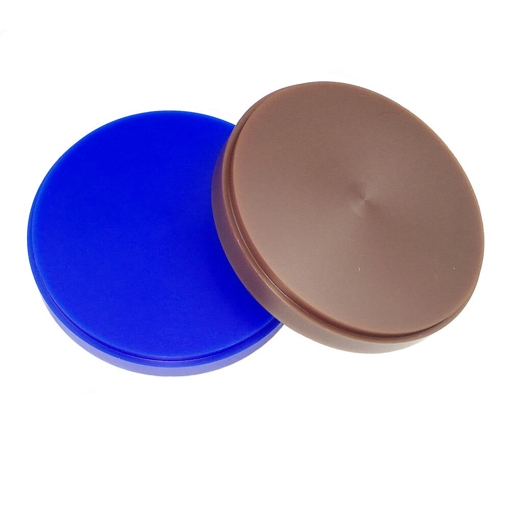 1pc Dental Wax Block Cad Cam Wax Disk Dental Discs OD98mm Blue Color