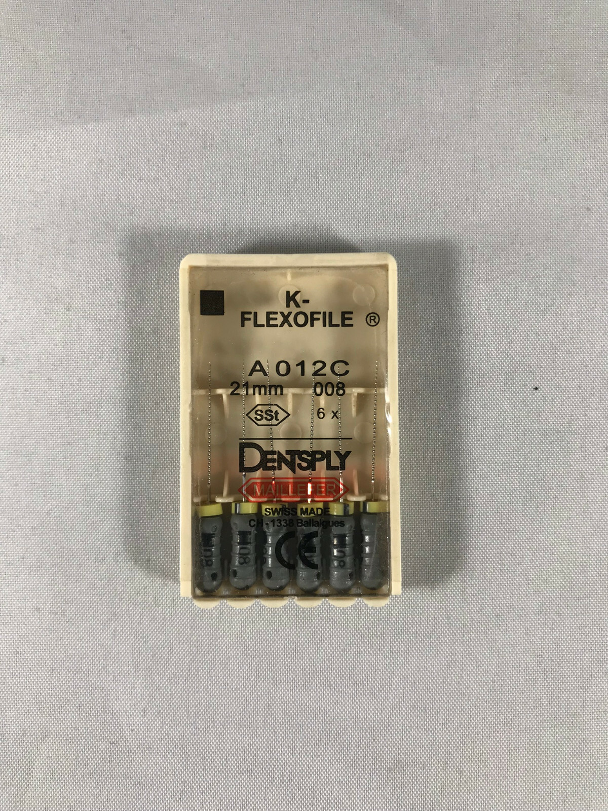Dentsply Maillefer K-Flexo SS file Endodontic 21mm All sizes 30 files/pk