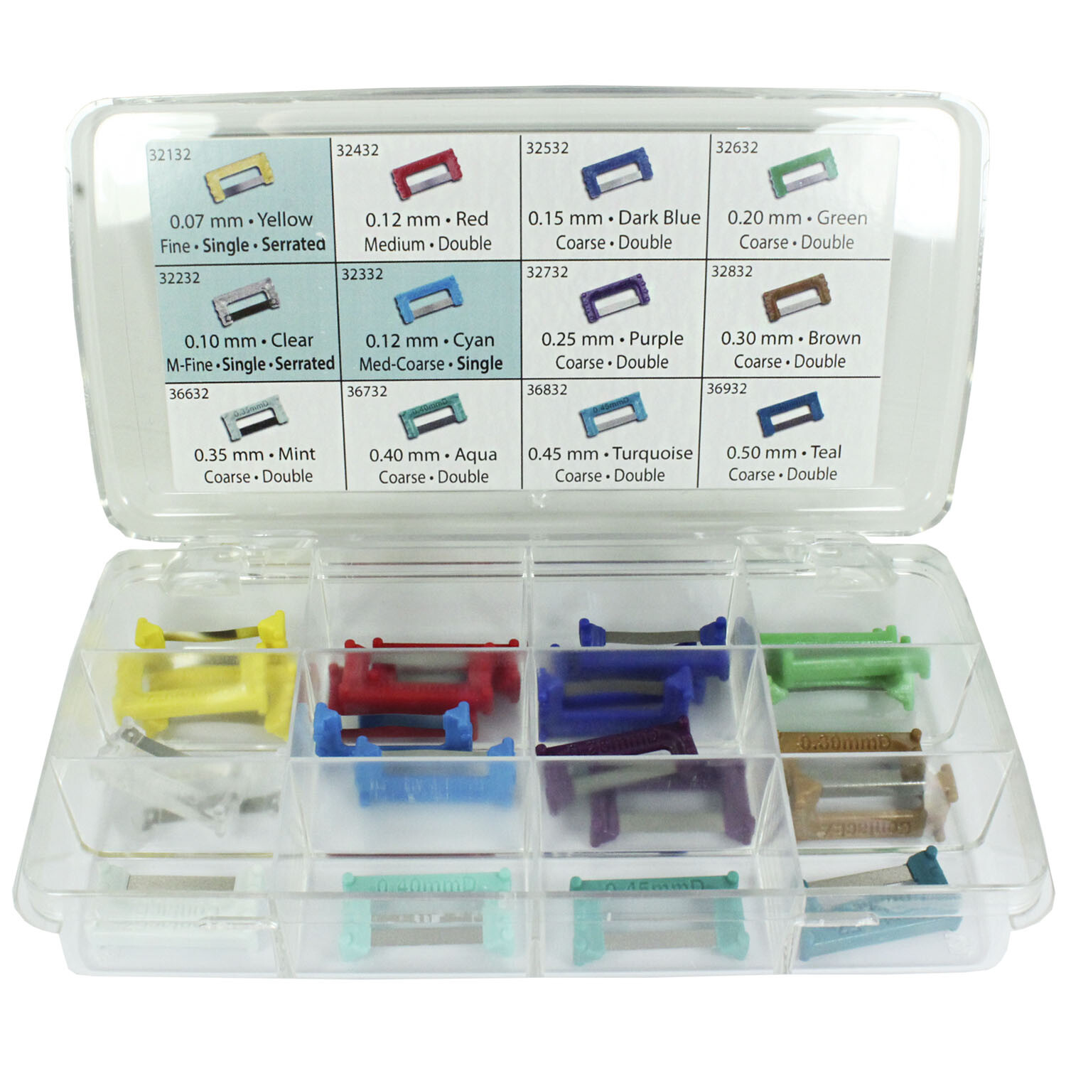ContacEZ Interproximal Reduction Dental Restorative Strip Orthodontic IPR 24 PCS