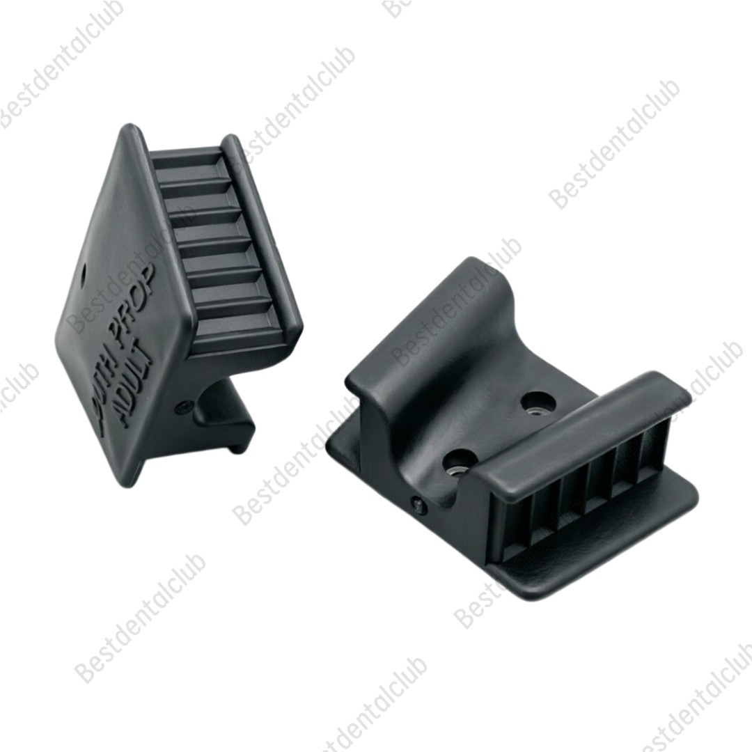 Dental Black Silicone Mouth Prop Bite Block Adult-Large Latex Free Strong Vision