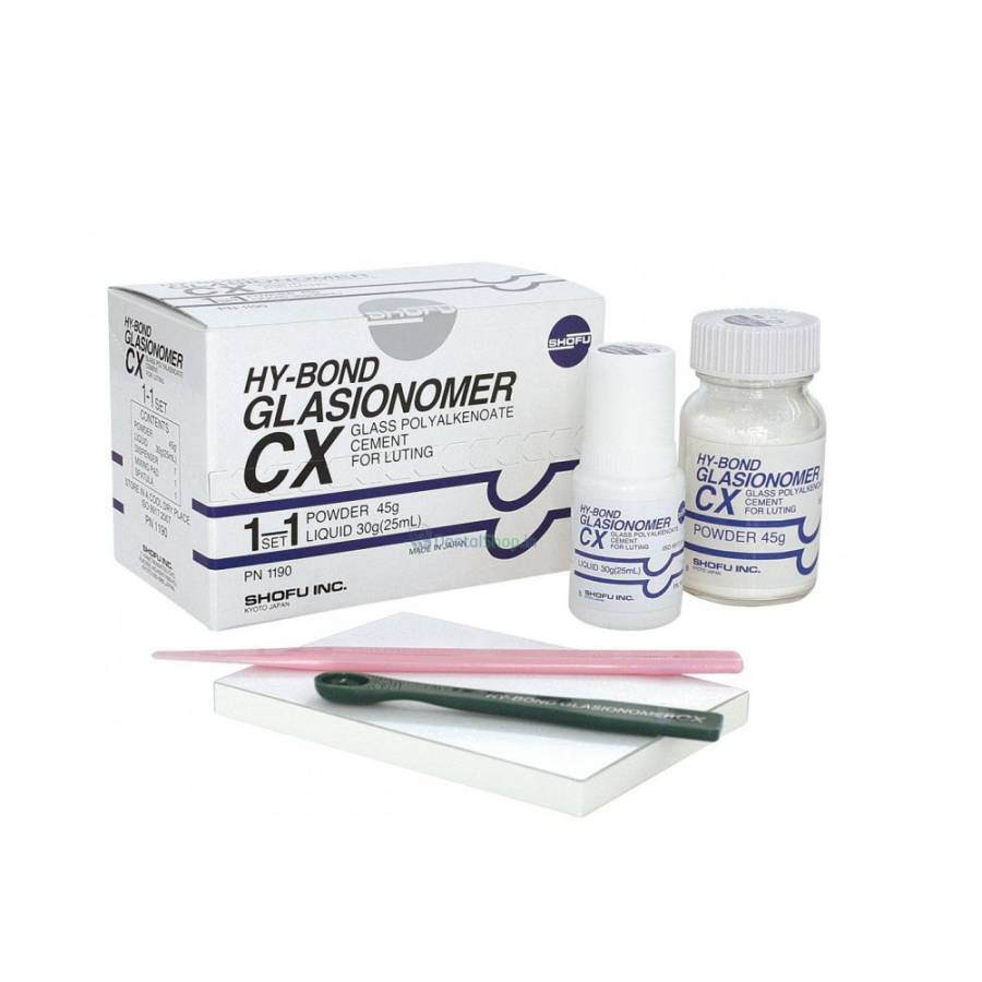 SHOFU HY- BOND GLASSIONOMER CX LUTING GLASS IONOMER LUTING CEMENT (Free Ship)