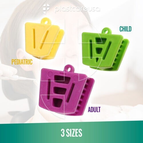 6Pcs Dental Bite Props Adult Child Bite Blocks Strong Rubber Opener Retractor