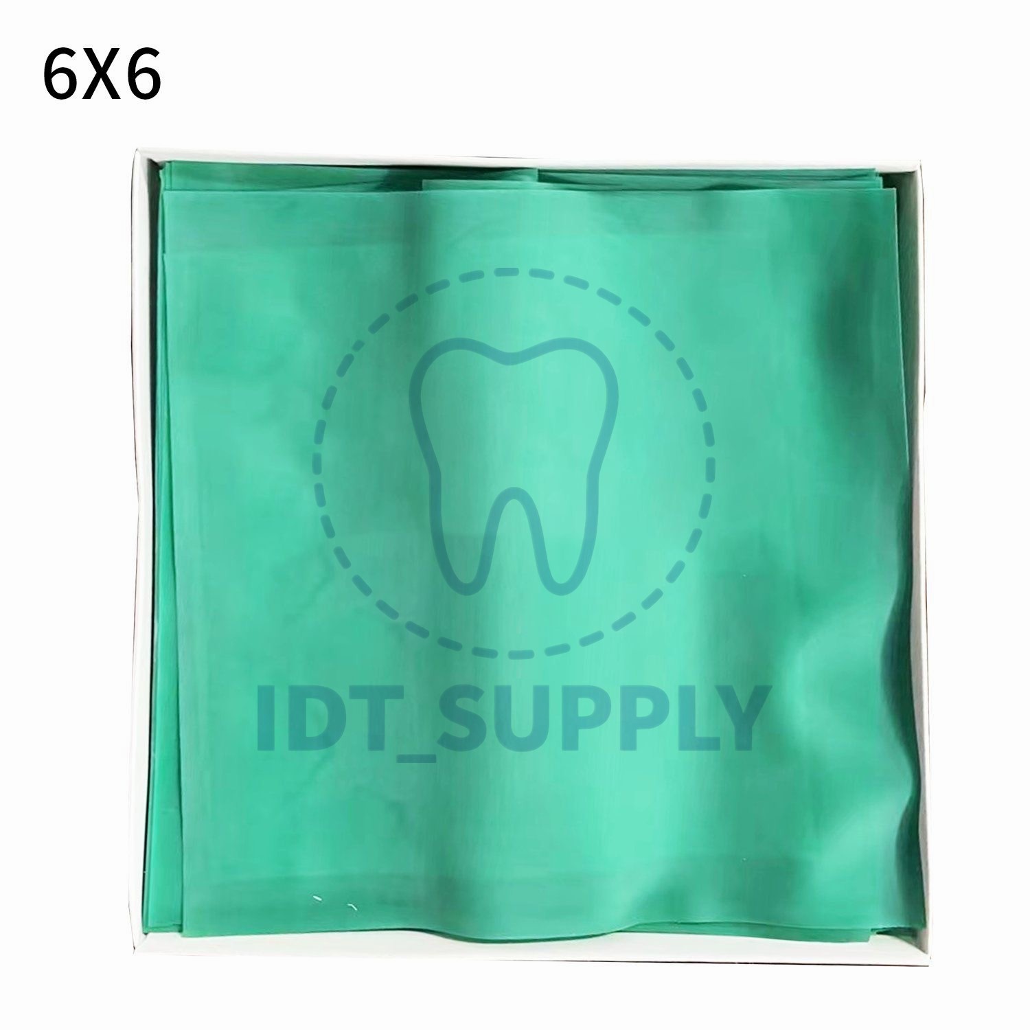 Coltene Dental Rubber Dam Sheets 36 Pcs 6×6 5×5 Latex Isolation