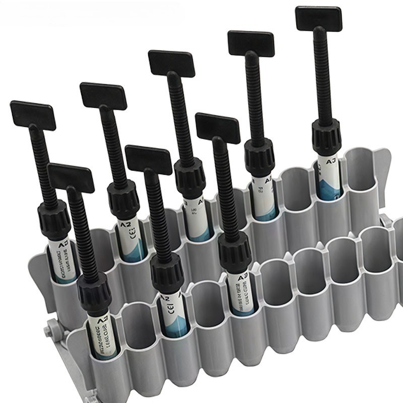 Dental Composite Resin 20-Unit Stand Syringe Storage Rack Syringe Organizer