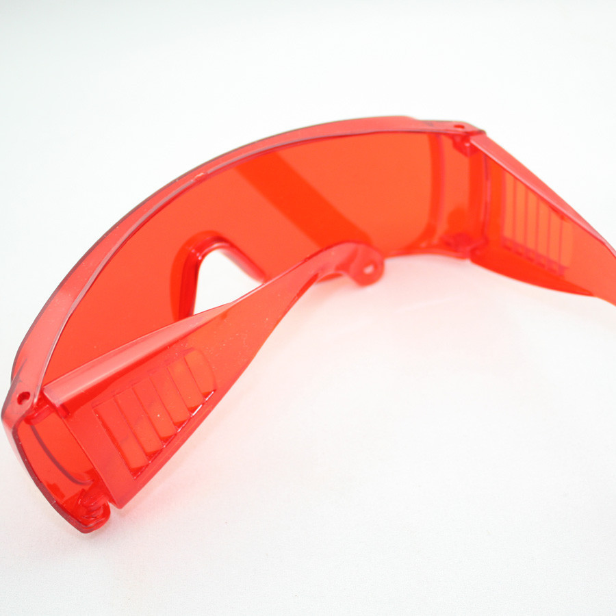 5 PCS Red Protective Goggle Glasses for Dental Curing Light Lab Equipment