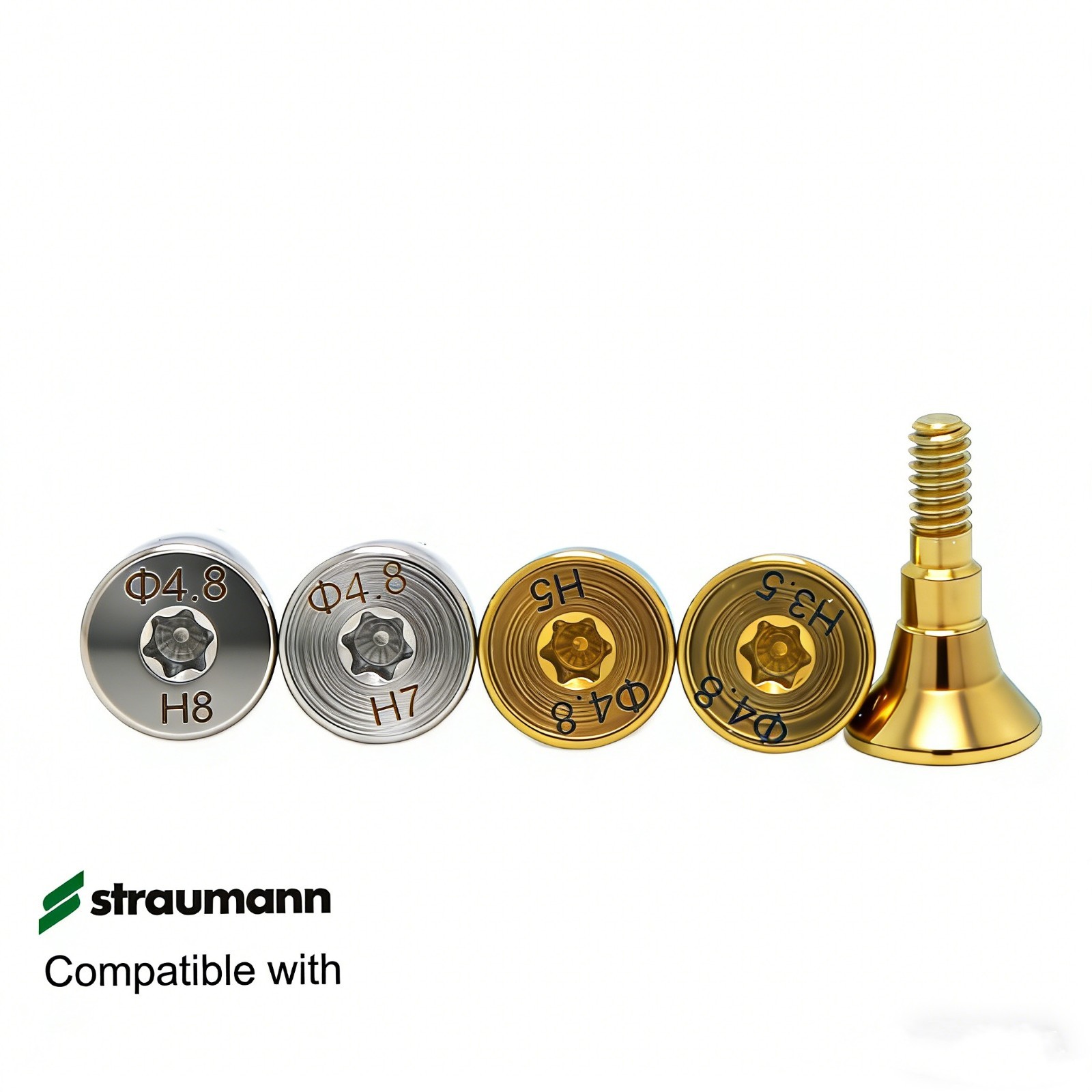 US Dental Healing Abutment Closure Screw For Straumann B0ne Level NC/RC Implant