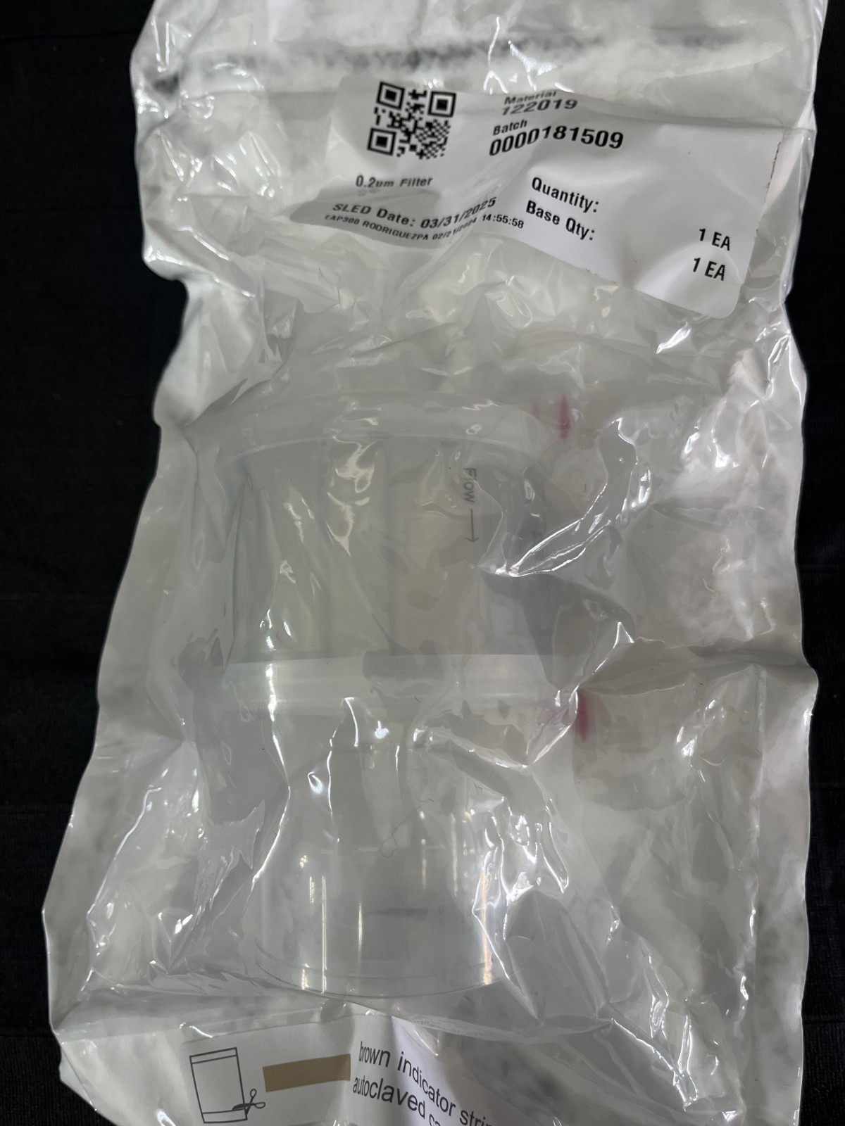 SARTORIUS Sartopore 2 Strl Midicap 0.45 + 0.2um, 5445307H7–HH–A, Exp 4/25, 1pc