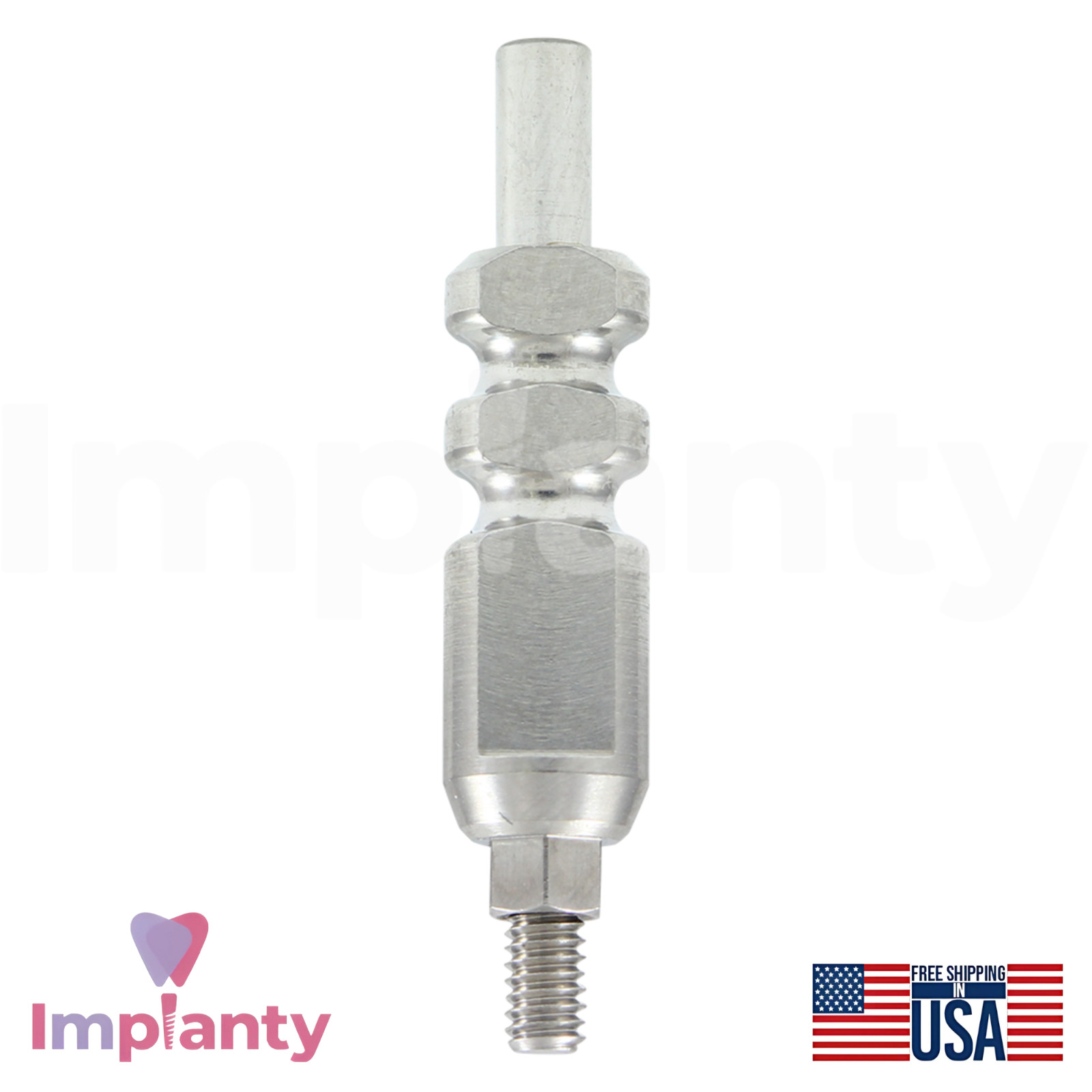 GDT CFI Int Hex 2.42mm Connection Dental Cylindrical Fixture Titanium Set