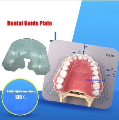 Dental Guide Template Plate Complete Denture False Teeth Arrangement 135℃