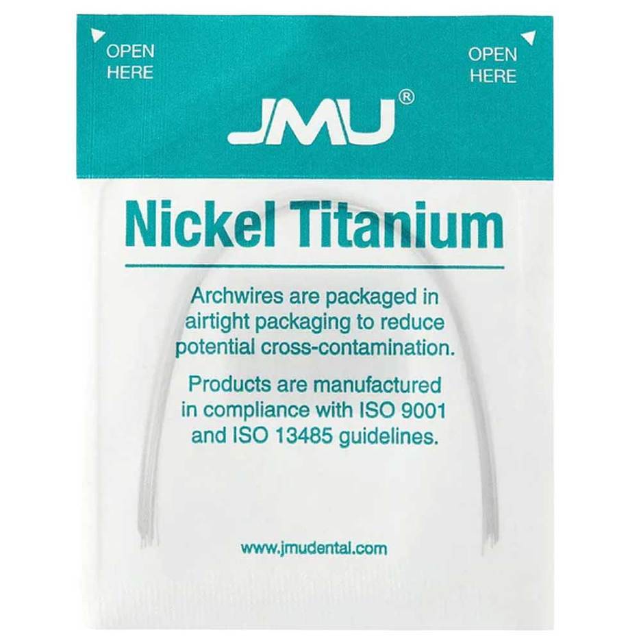JMU Nickel Titanium Archwire, Over-Expanded, Rectangular, .016″ x .022″, 10/Pk