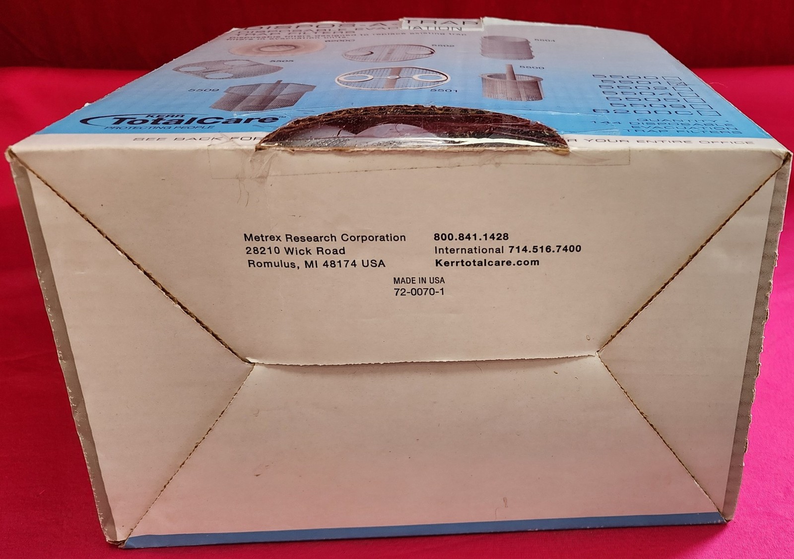 BOX045-D342 – DISPOS-A-TRAP Disposable Evacuation Trap Filters 5501 – PARTIAL