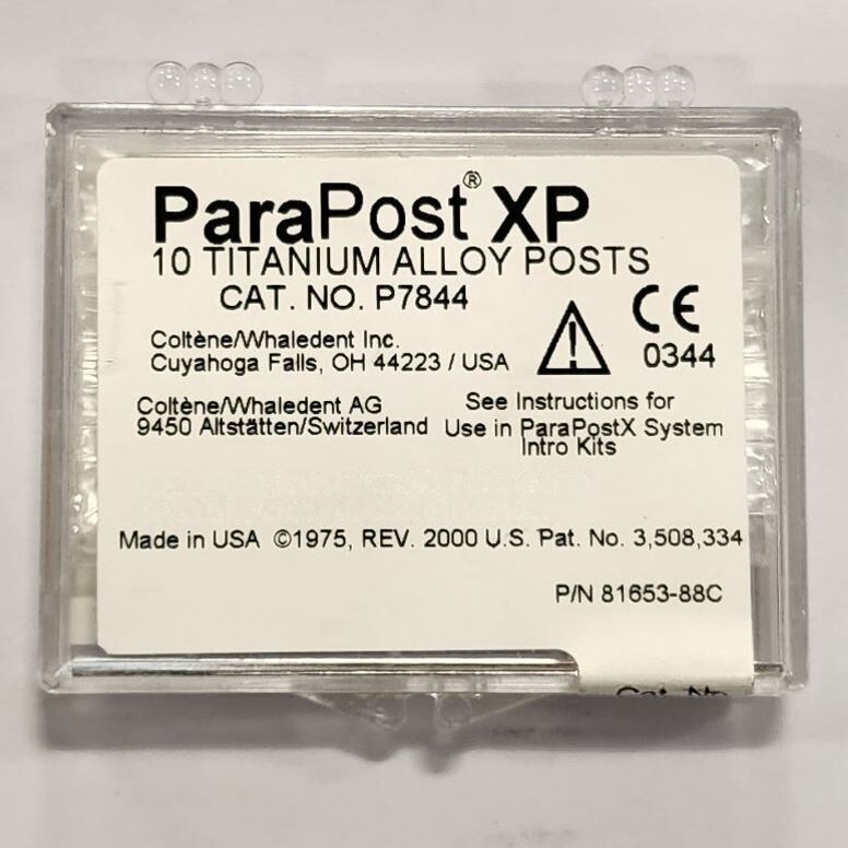 *10-Pieces* Coltene ParaPost XP Stainless Steel Posts 0.04″ Diameter P7844
