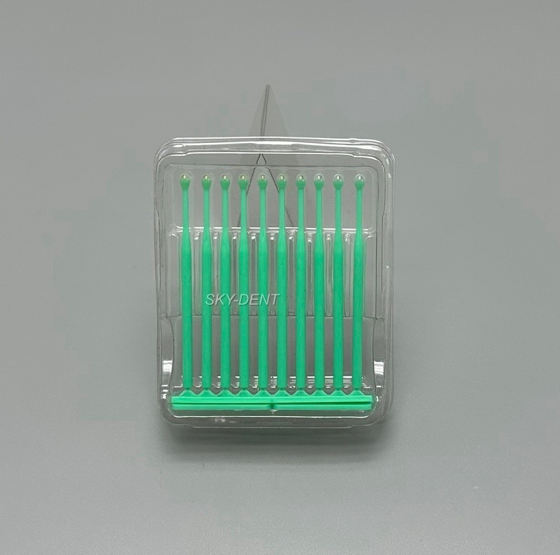 200pcs Dental Bonding Stick Adhesive Tip Applicator For Crown Porcelain Veneer
