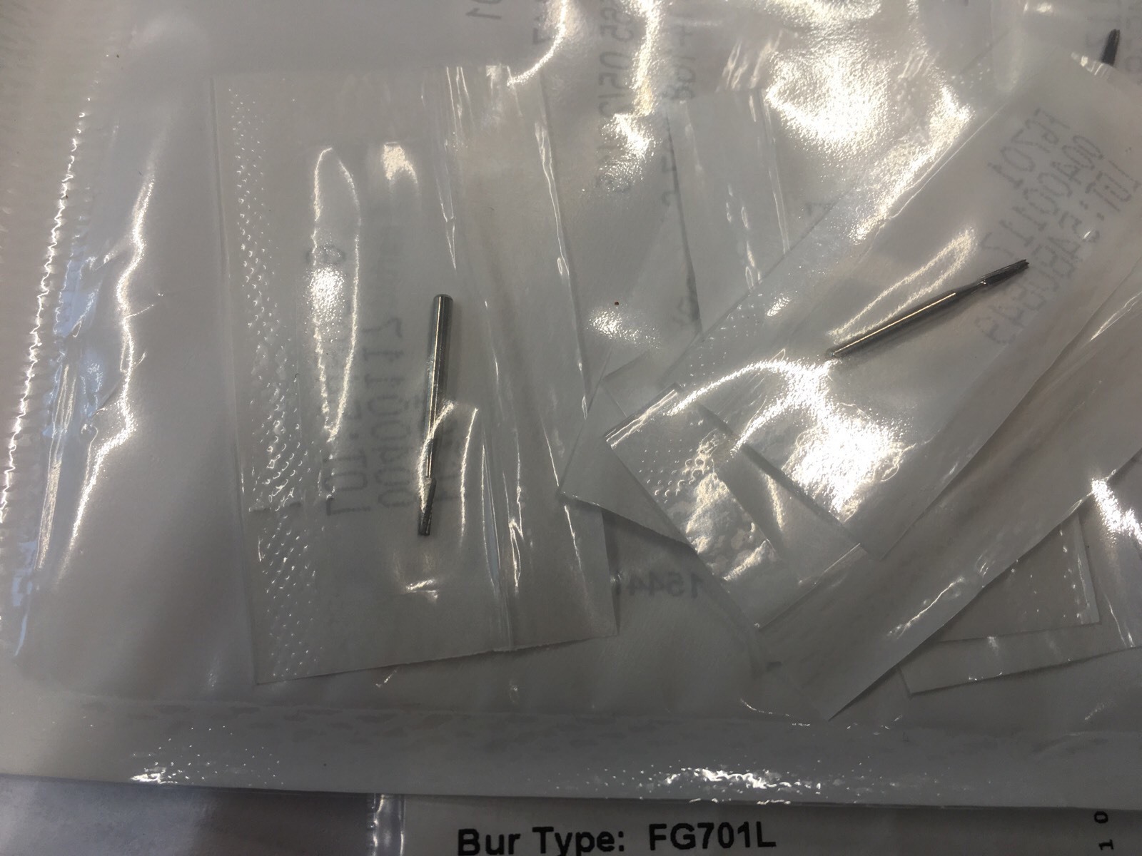 Carbide Burs 30 X FG701L, Friction Grip, Midwest Type, Made In Canada by Kerr