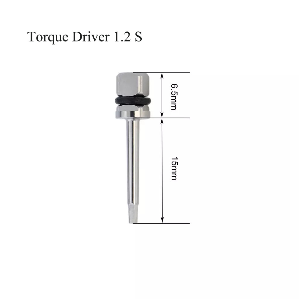 Hiossen Osstem Implant Torque Driver Hex 1.2mm Square Screwdriver 15mm 20mm