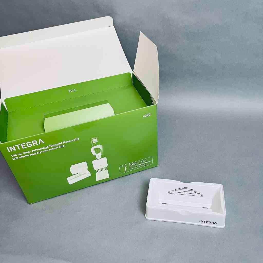 Integra Biosciences Reagent Reservoir 100 ml Clear Polystyrene 200 Basins