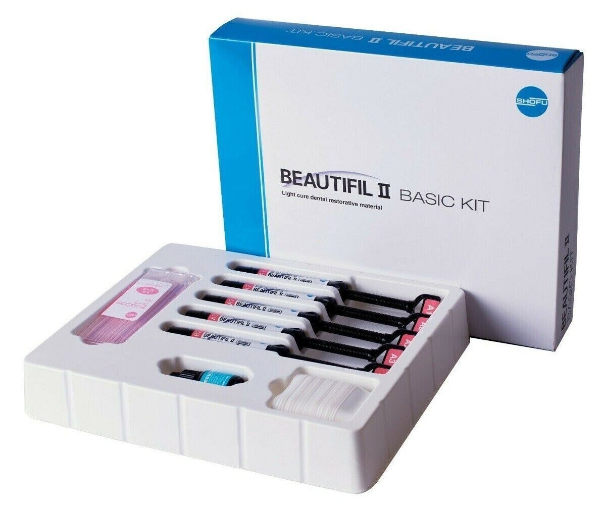 Shofu Beautifil Basic Nano Universal Dental Composite Kit 5x4gm Syr and Bond 6ml