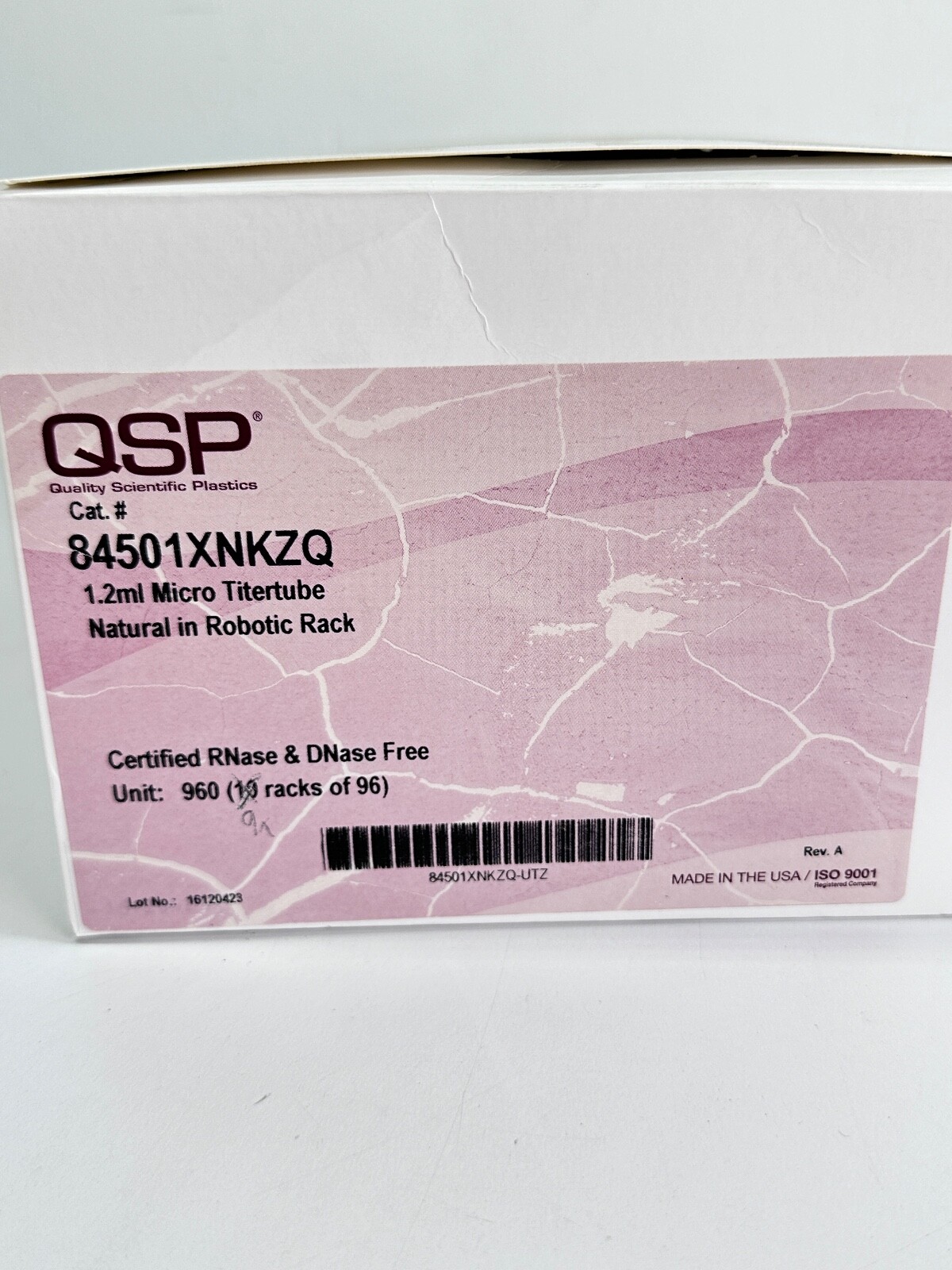 9x NEW QSP 1.2mL Micro Titertube Natural In Robotic Rack 84501XNKZQ