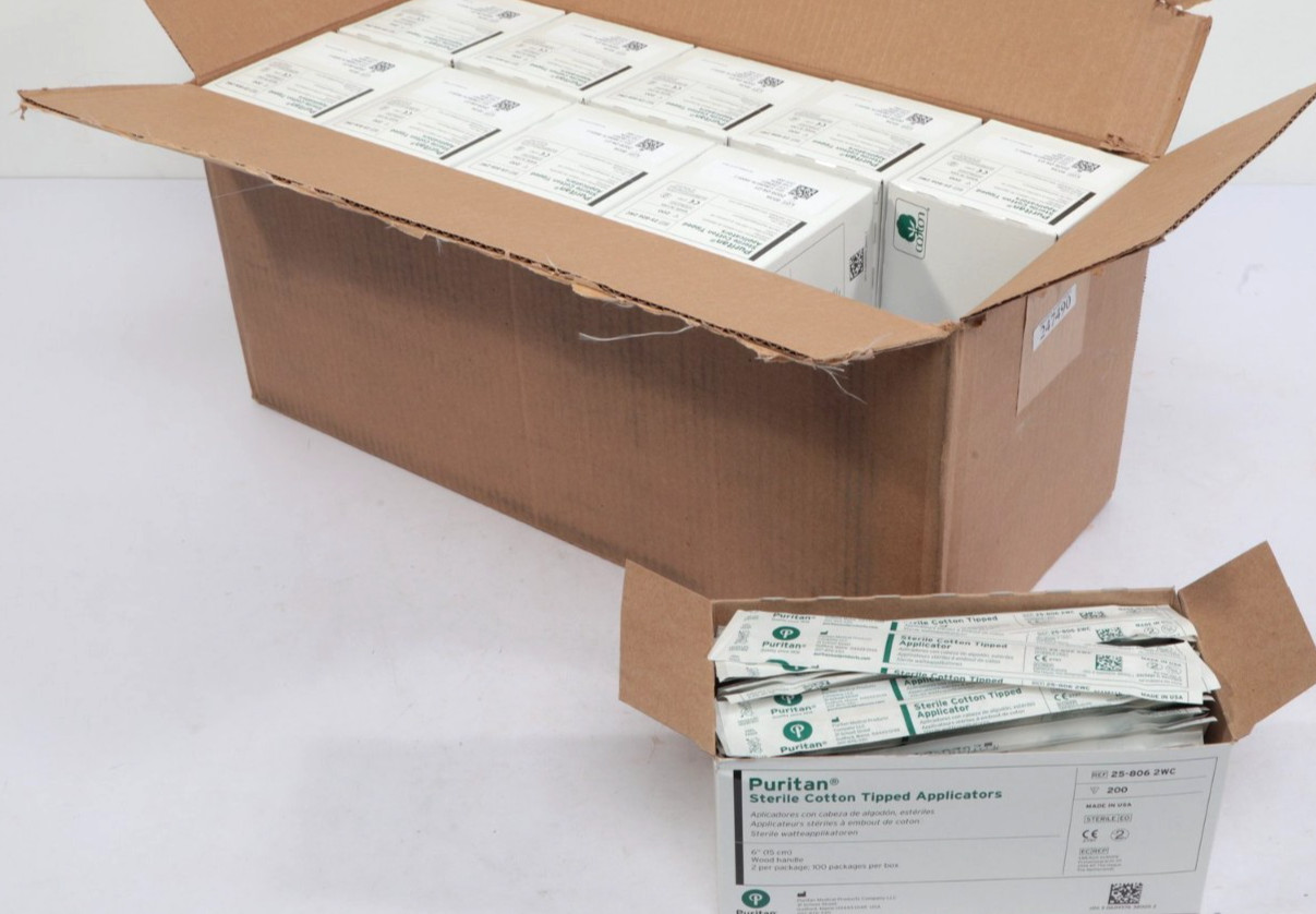 Puritan Sterile Cotton Tipped Applicators 25-806 2wc Box of 200
